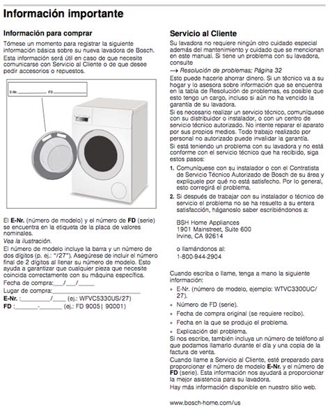 manual de lavado de electrodomésticos.